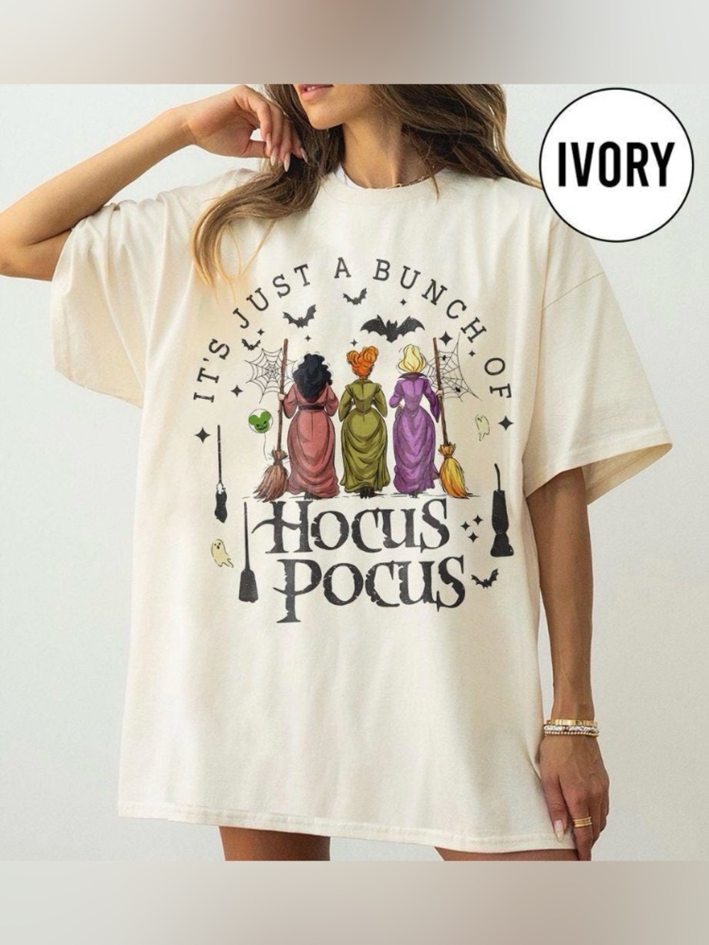 Halloween Hocus Pocus Shirt, Movie Witches Funny Horror Characters Comfort Color